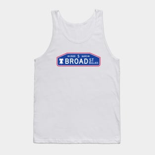 Broad Street Bullies Sign - White Tank Top